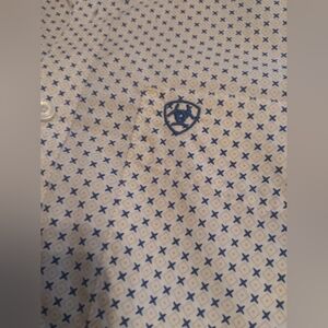 Ariat button down shirt short sleeve
